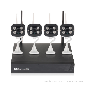 Set kamera pengawasan IP CCTV 3MP OUTCOR